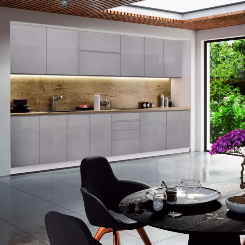 Kuchynská linka Gardena Grey 260 lakované