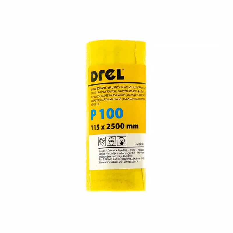 DREL Brúsny papier na kotúči 115mm x 2,5m P100 CON-MRY-1110