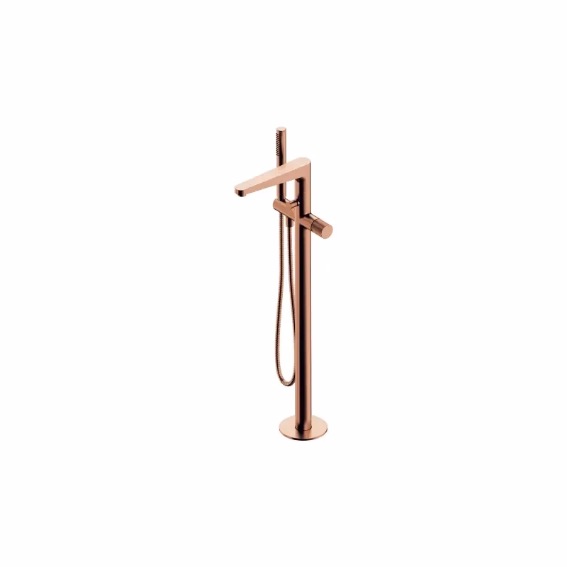 OMNIRES - CONTOUR stojanková vaňová batéria, kartáčovaná meď CT8033CPB