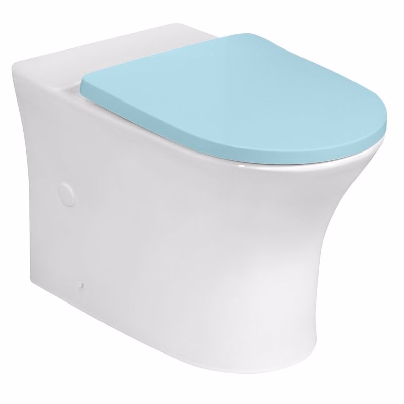 Bruckner - LEON misa pre kombi WC, Rimless, 61,5x37cm, spodný/zadný odpad, biela 201.421.4