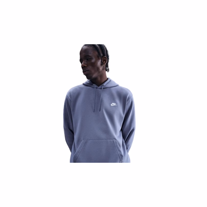 Pánska mikina s kapucňou NIKE M NK CLUB FT PO HOODIE WORLD INDIGO WORLD INDIGO WHITE