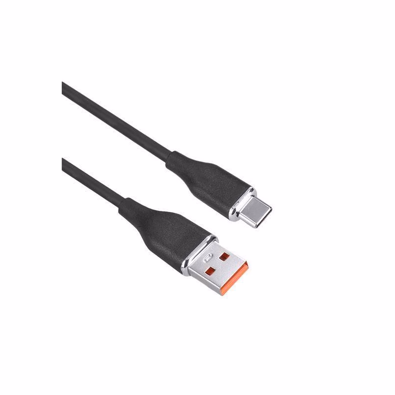 Solight USB-C kábel, USB 2.0 A konektor - USB-C 3.1 konektor, silikón, 1m