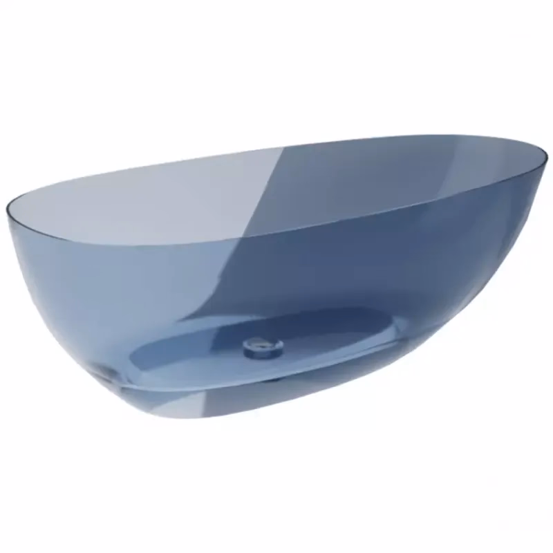 Voľne stojaca vaňa Xara 160/75 Ocean Breeze sifón klik-klak chróm