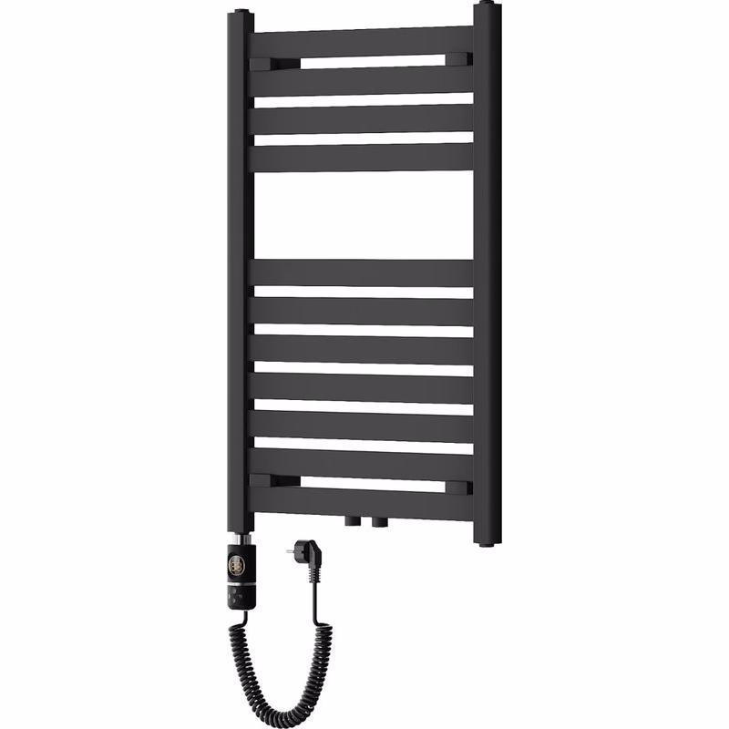 MEXEN/S - Urán radiátor + vykurovacia tyč 800 x 500 mm, 600 W, čierna W105-0800-500-2600-70