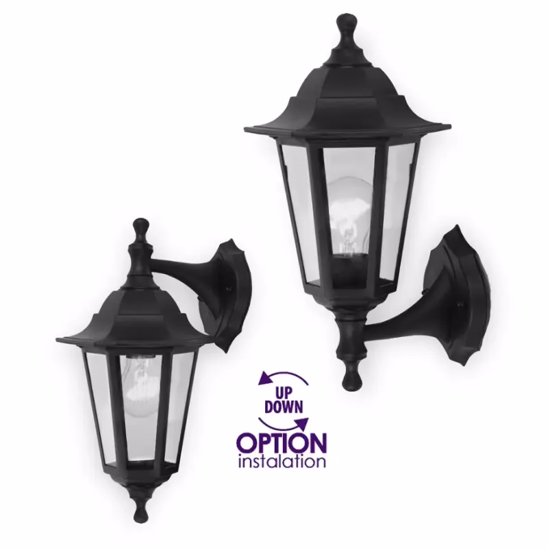 Luster HALDIN 2W1 66879 BLACK KGD1