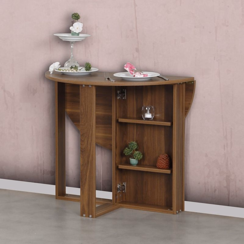 Skladací stôl Middle - Walnut