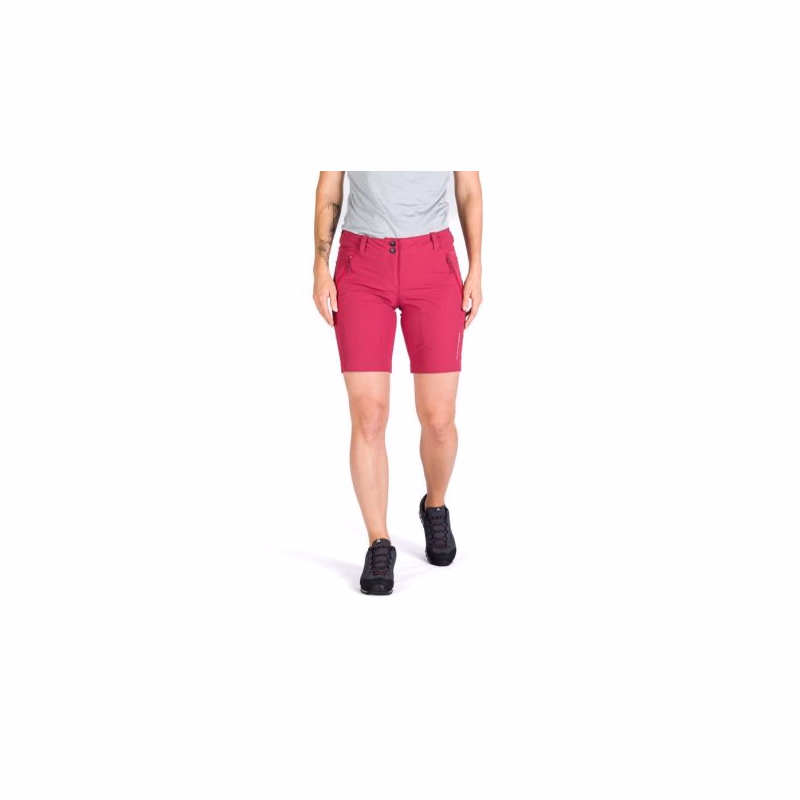 Dámske turistické kraťasy NORTHFINDER GLENDA-510-cherry