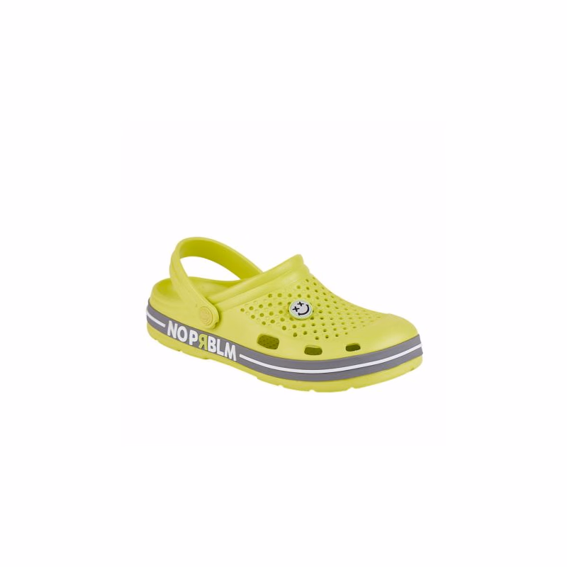 Detské kroksy (rekreačná obuv) COQUI Lindo K citrus grey