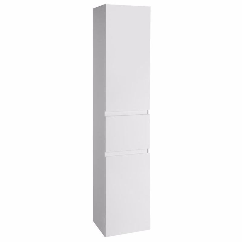 AQUALINE - ALTAIR vysoká skrinka s košom 40x184x31cm, biela AI185R