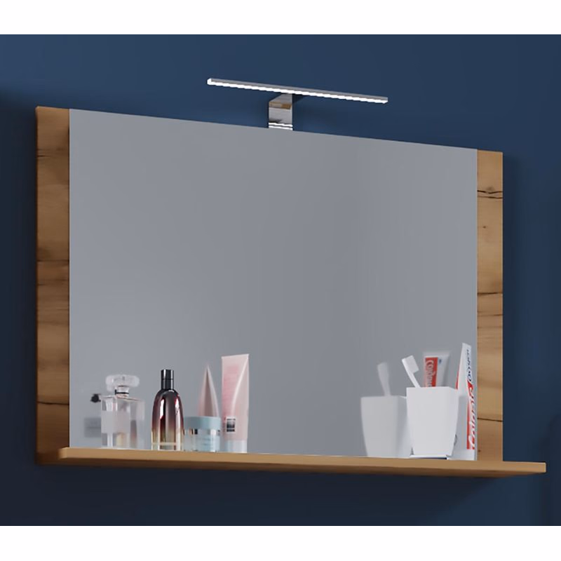 Zrkadlo VCM "VCB 10" Maxi 80 cm Honey Oak