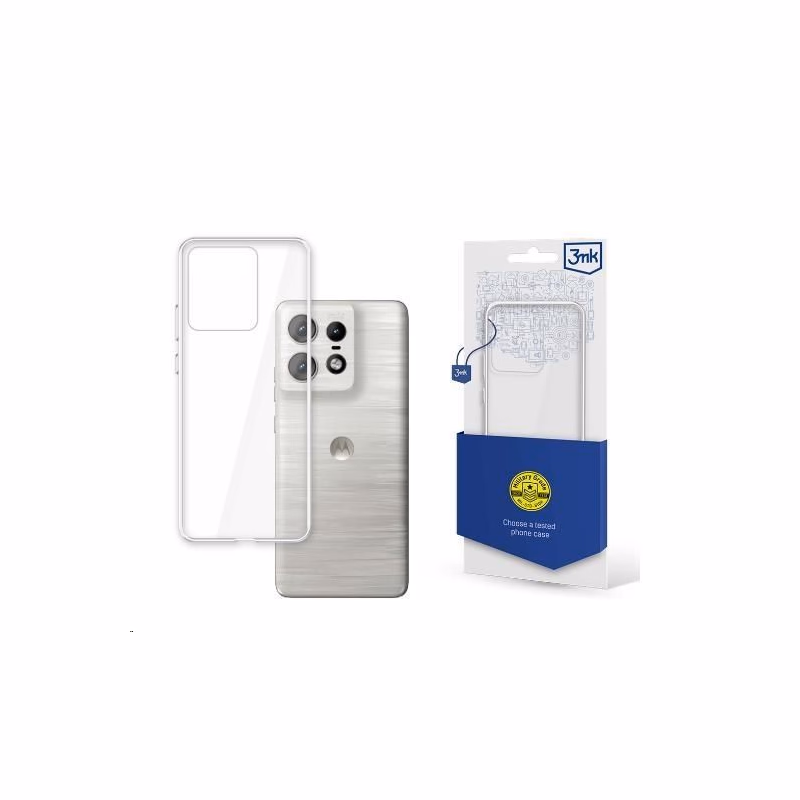 3mk ochranný kryt Clear Case pre Motorola Moto Edge 50 Ultra, číra
