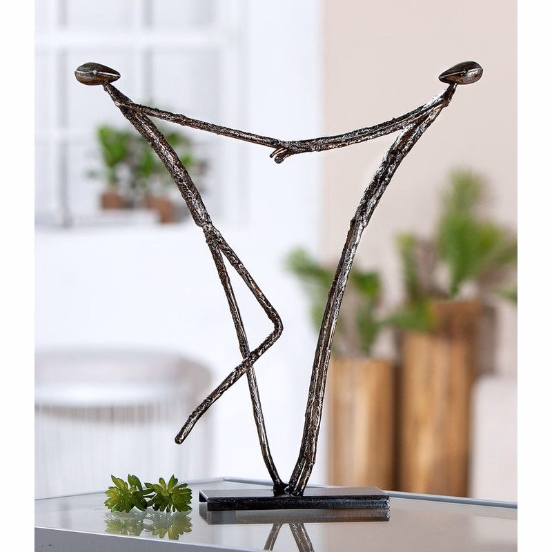 Kovová dekorácia „Emotion“ (pár), 29 cm