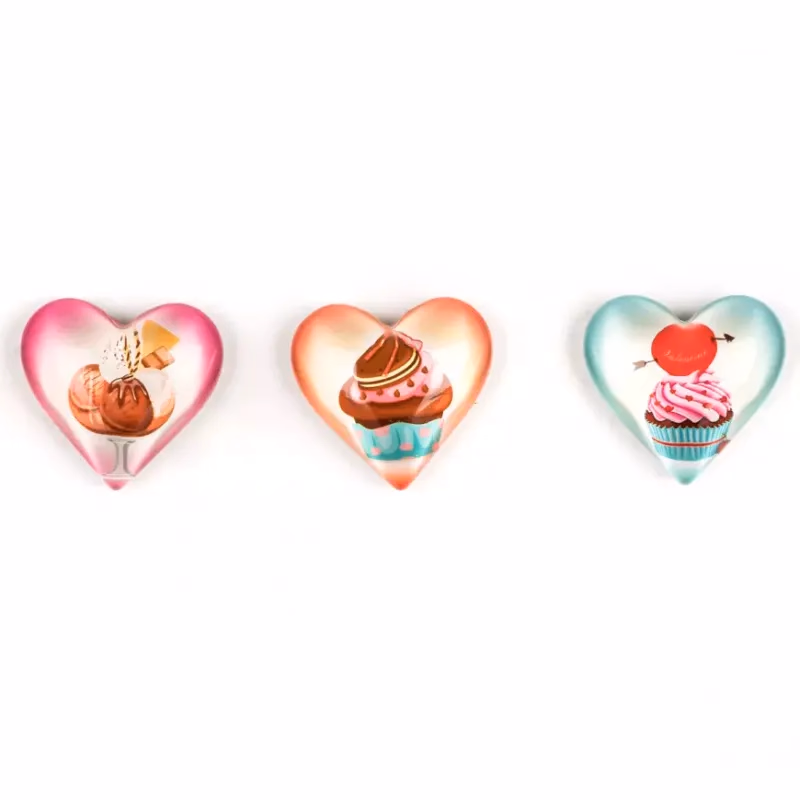 Sada 3 magnetiek Hearts Mix