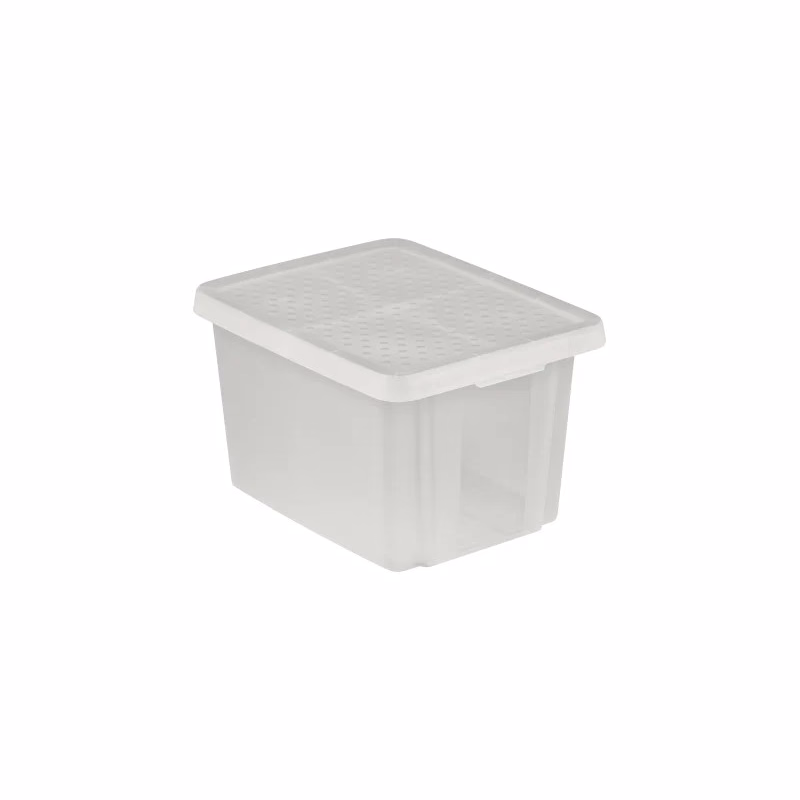 CURVER Úložný box ESSENTIALS 26L s vekom | transparentná