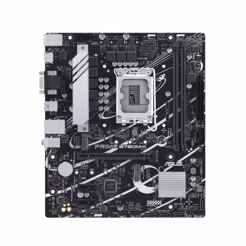 ASUS MB Sc LGA1700 PRIME B760-K, Intel B760, 2xDDR5, 1xHDMI, 1xVGA, mATX