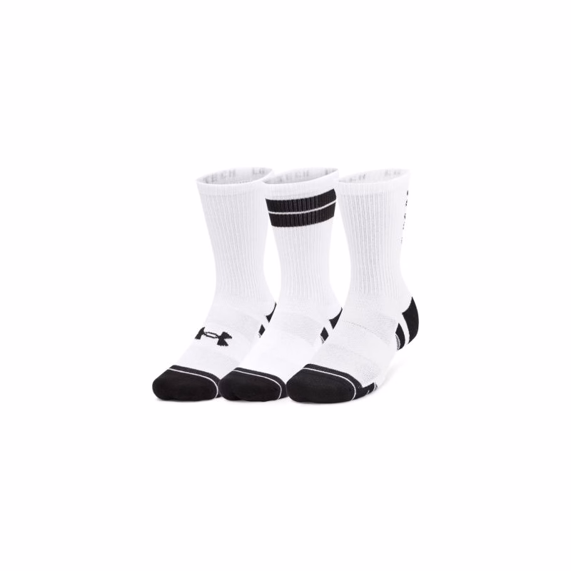 Ponožky UNDER ARMOUR 3 PACK-UA Perf Tech Nov Crew-WHT