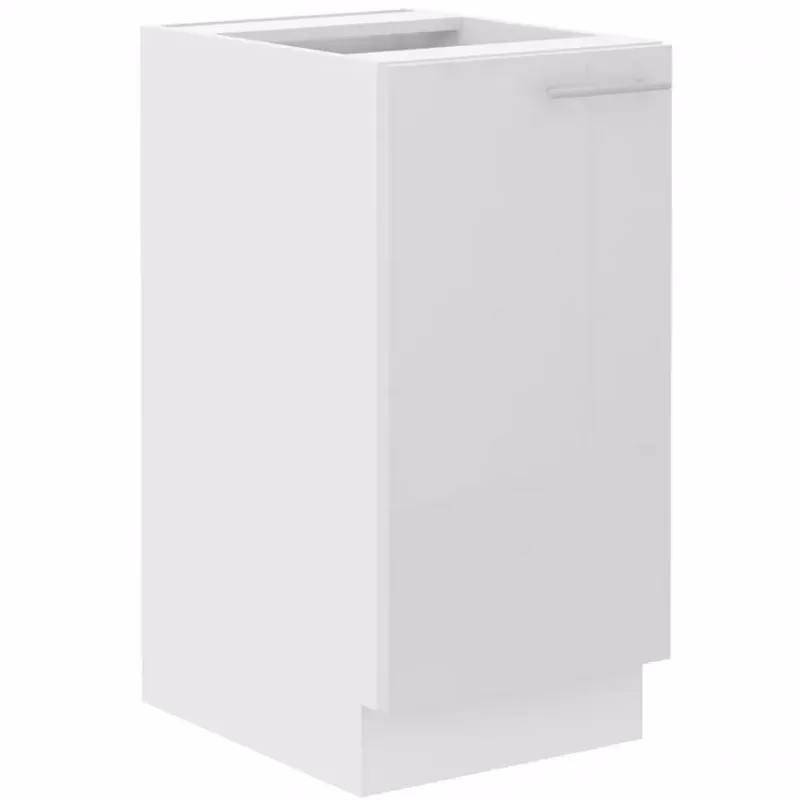 Kuchynská skrinka Lara 40d 1f Bb Mdf biely lesk