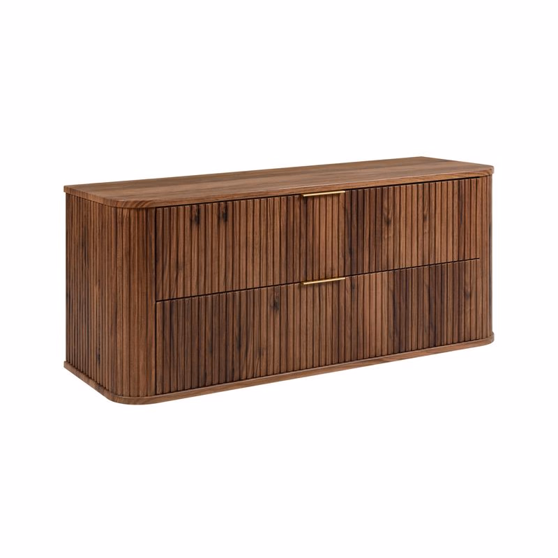 Elvisia Skrinka pod umývadlo ELEGANCE Walnut | 120 cm