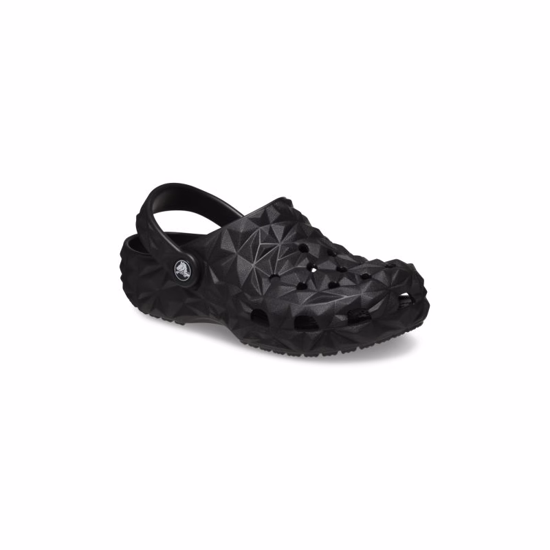 Chlapčenské kroksy (rekreačná obuv) CROCS Classic Geometric Clog K black