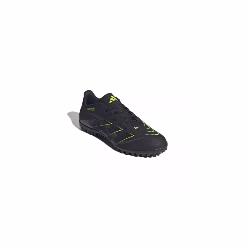 Pánske futbalové kopačky turfy ADIDAS Predator Club M TF core black carbon lucid lemon