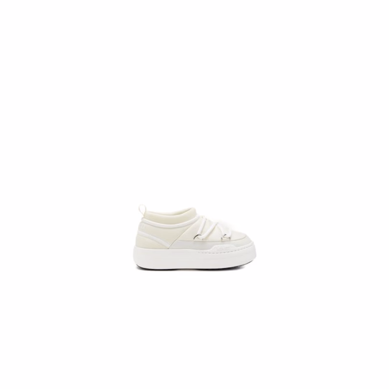 Juniorské nízke zimné topánky MOON BOOT MB JR PARK ICON L002 CREAM