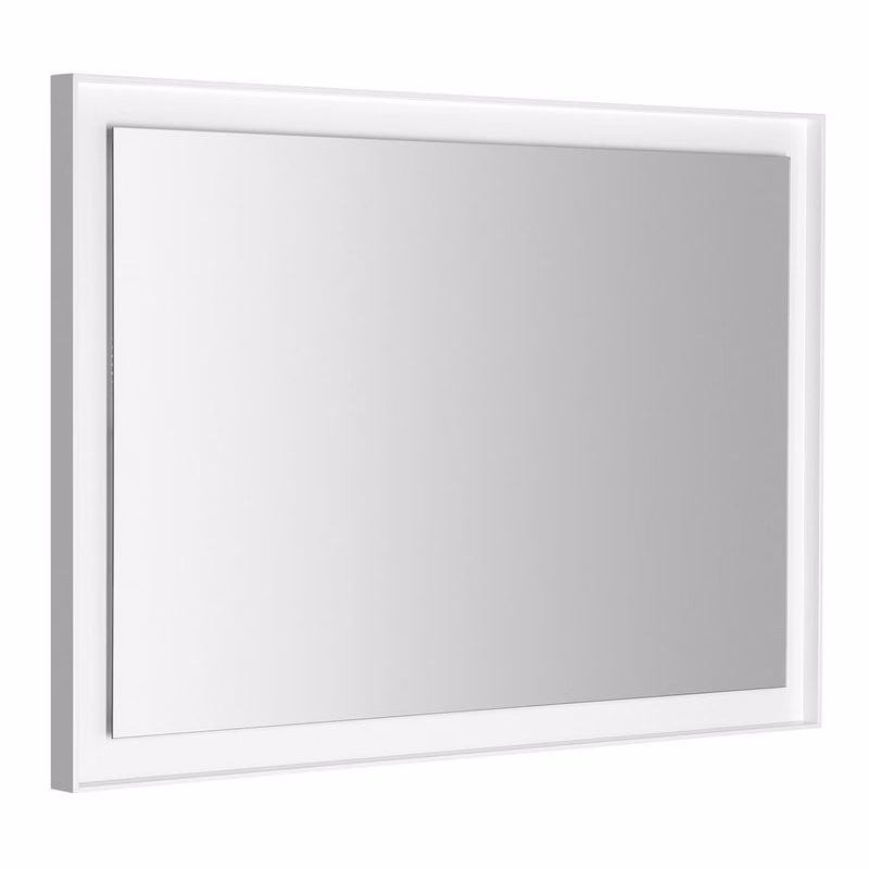 SAPHO - FLUT LED podsvietené zrkadlo 100x70cm, biela FT100