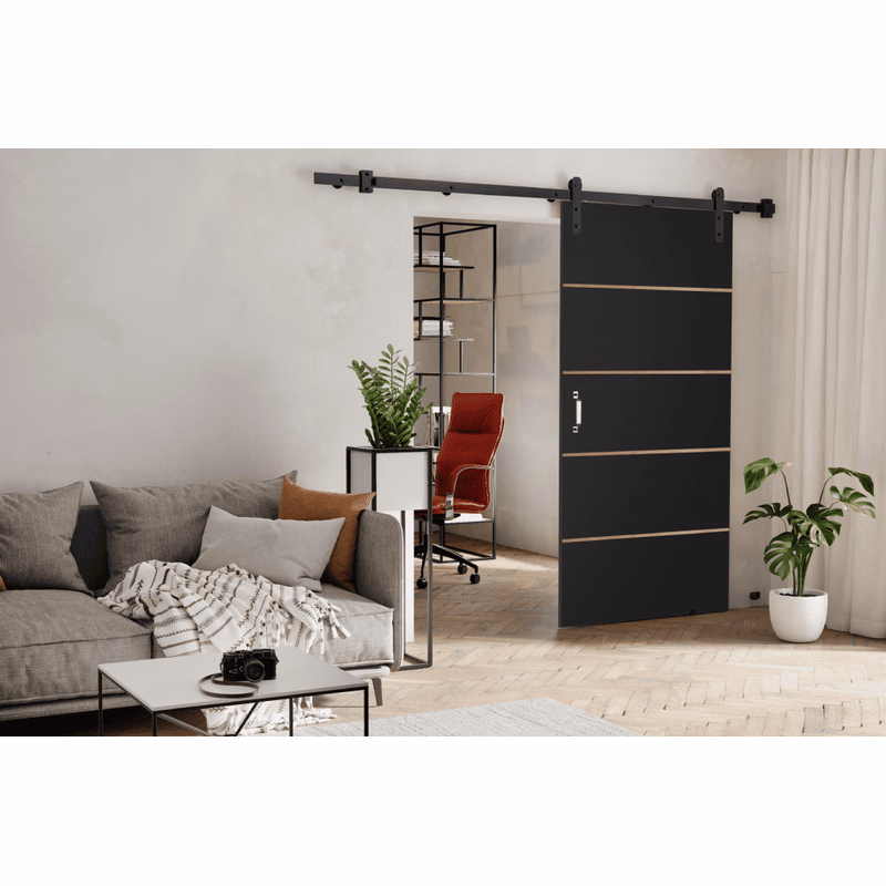 KIER Posuvné dvere LORNI PLUS | 80 cm Farba: Čierna