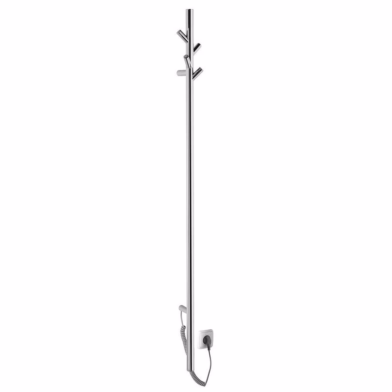 SAPHO - PASADOR elektrický sušiak uterákov, guľatý, 150x1500 30 W, leštená nerez ER175V