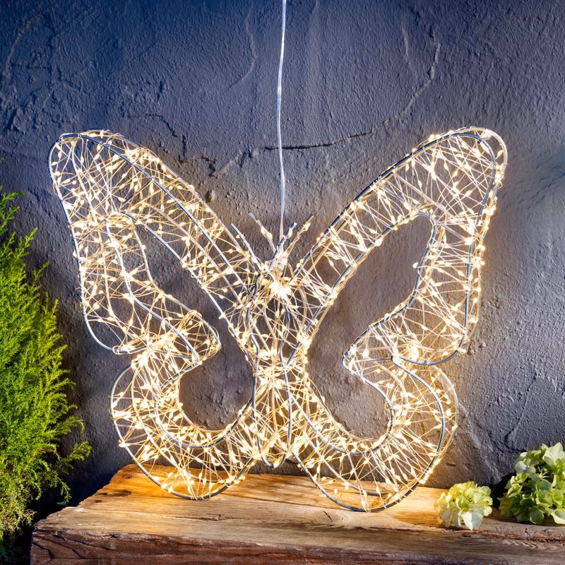 LED dekorácia Butterfly