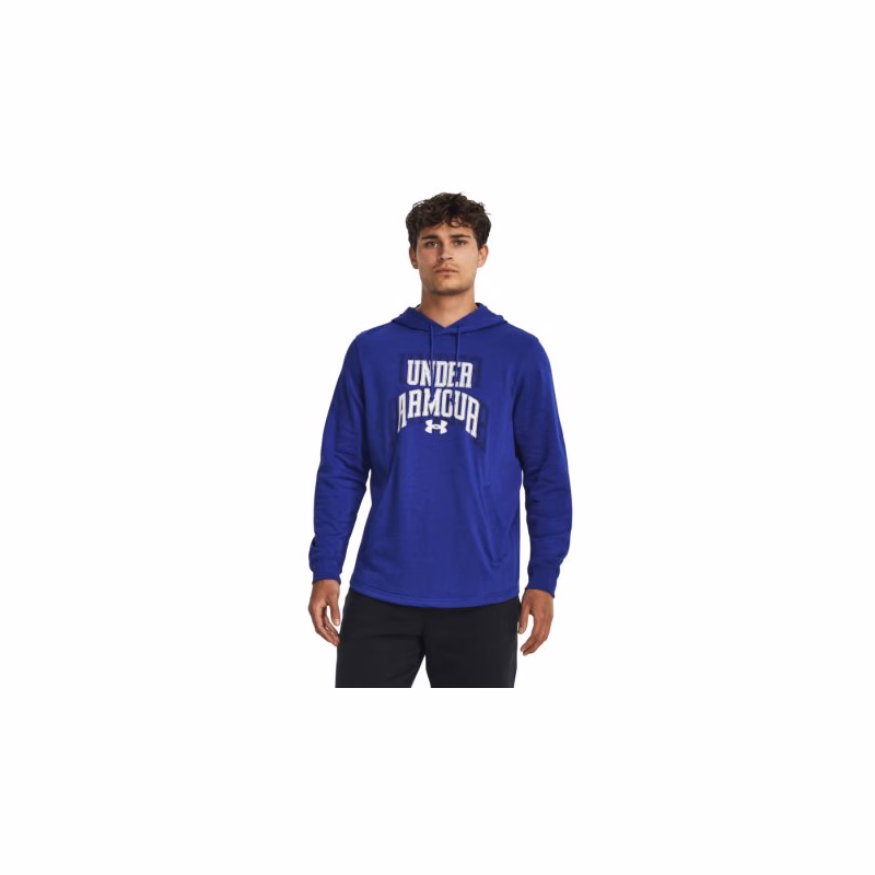 Pánska mikina s kapucňou UNDER ARMOUR UA Rival Terry Graphic HD-BLU