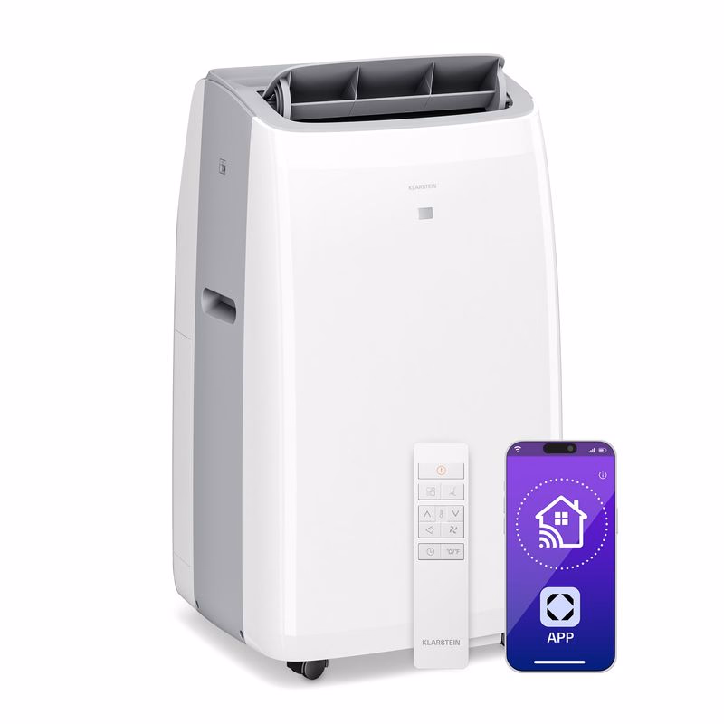 Klarstein Grandbreeze mobilná klimatizácia | 16000 BTU | 40 cm | 82 m² | Energetická trieda A