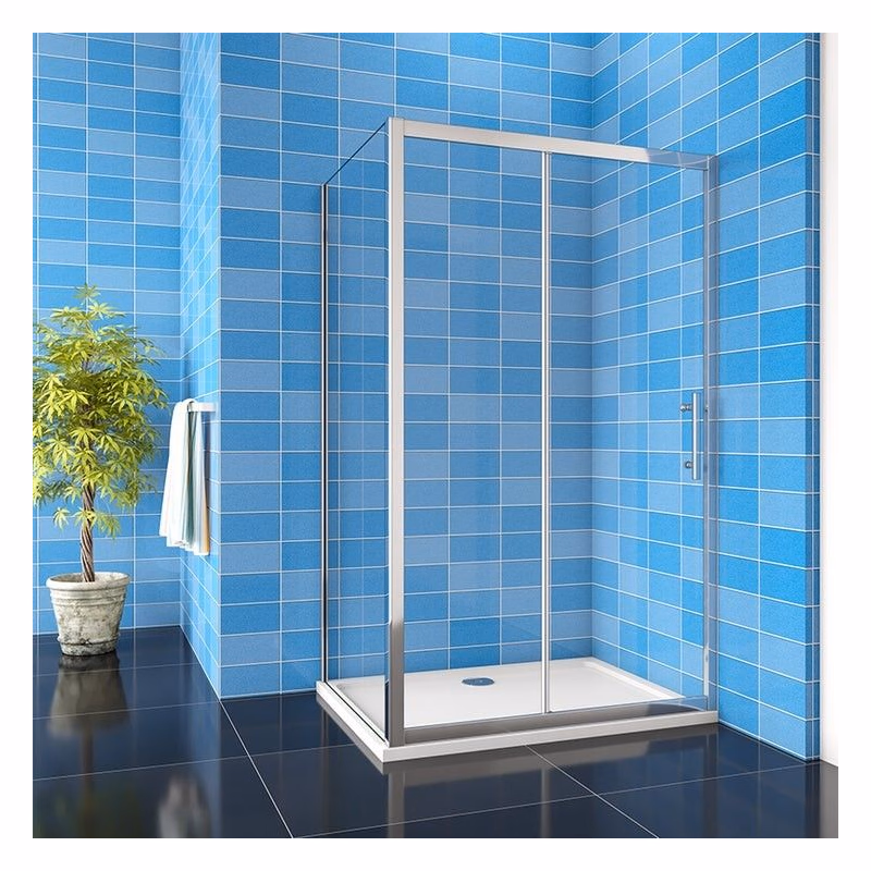 H K - Sprchovací kút FORTE 140x80 cm Ľ/P variant vrátane sprchovej vaničky SE-FORTE14080/SE-THOR-14080