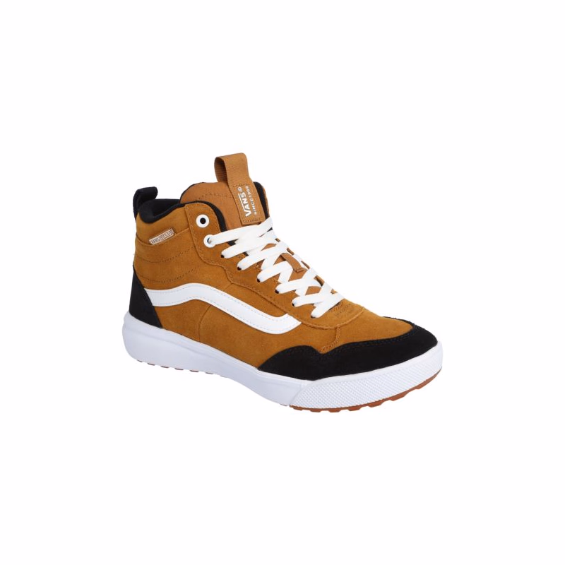 Pánske členkové zimné topánky VANS MN Range EXP HI VansGuard (Suede) golden brown white