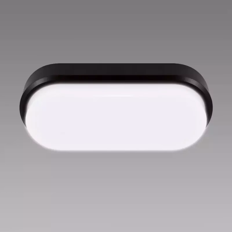 Stropná lampa Aron LED L 12W Black 4000K 03798