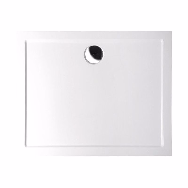 POLYSAN - KARIA sprchová vanička z liateho mramoru, obdĺžnik 90x70cm, biela 44511