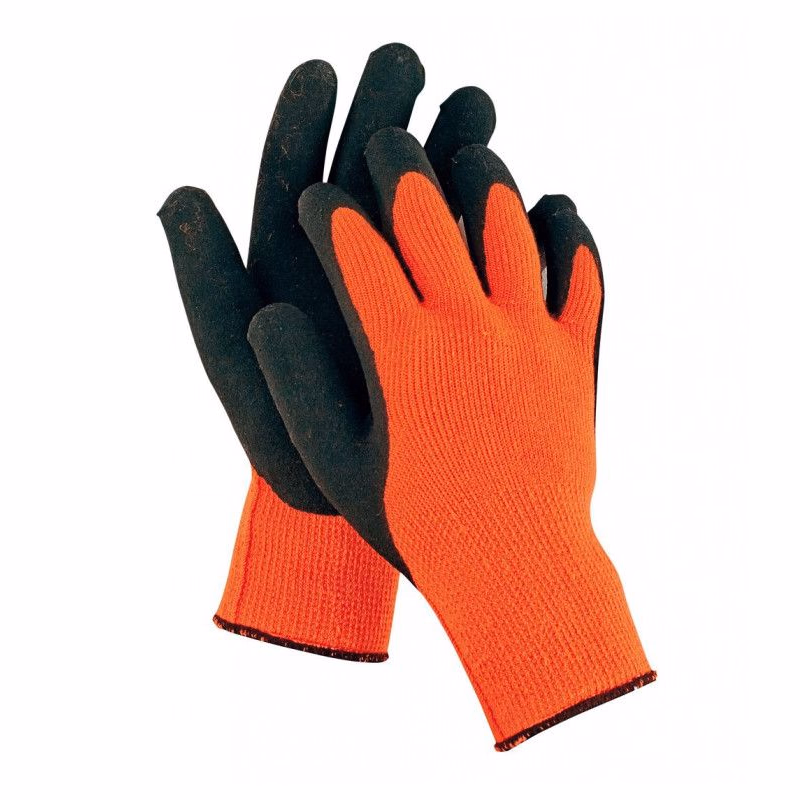 PALAWAN ORANGE rukavice nylon/latex - 9