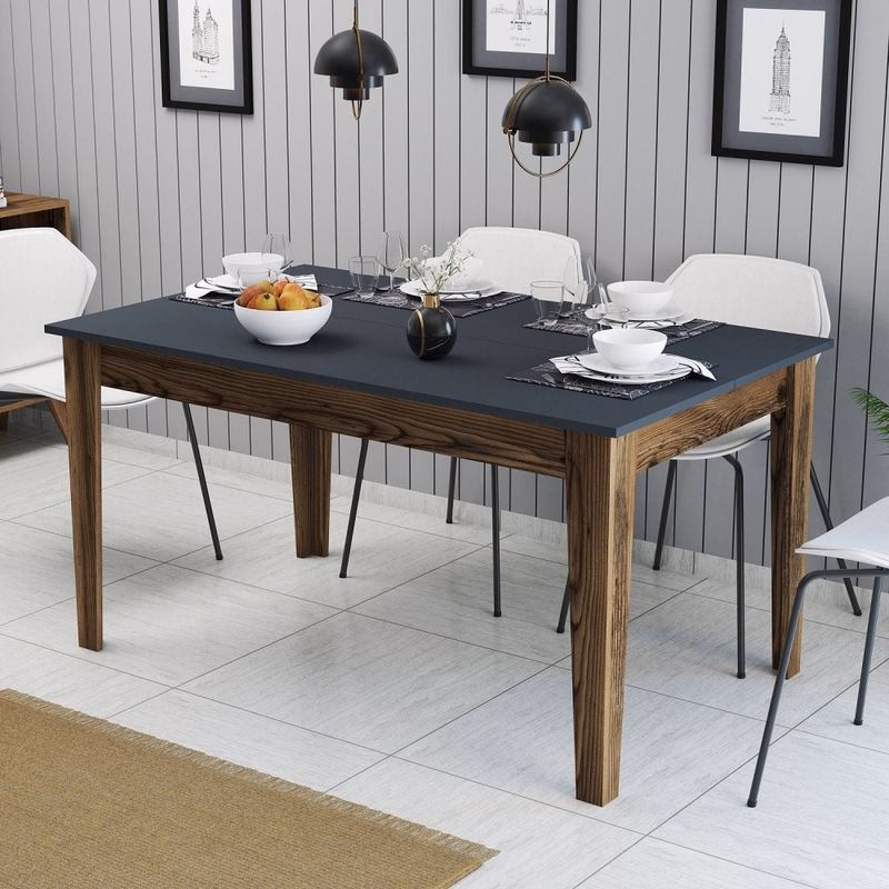 Jedálenský stôl Milan 513 - Walnut, Anthracite