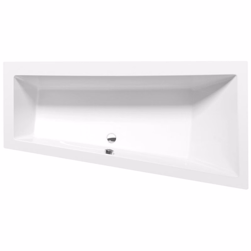 POLYSAN - ANDRA R asymetrická vaňa 160x90x45cm, biela 81541