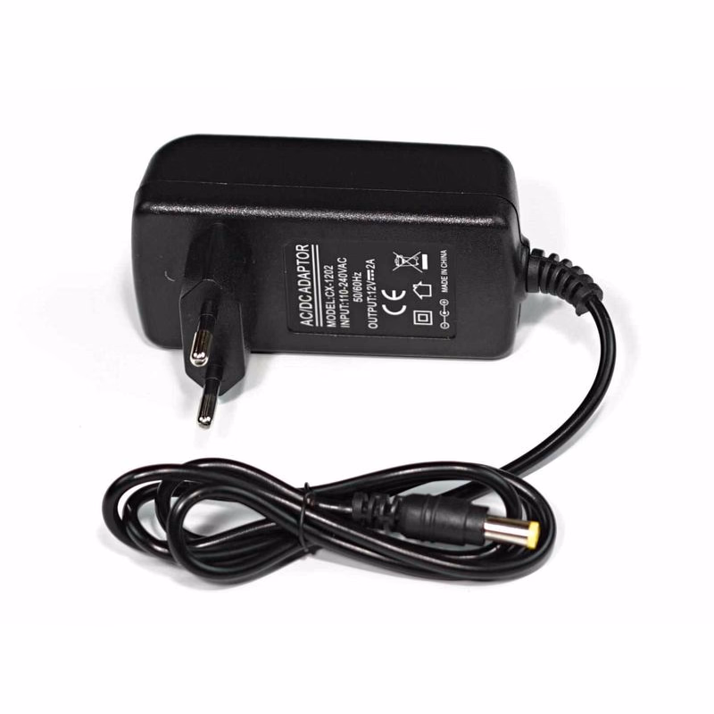 Napájací adaptér 230V AC, 12V-24W (2A), jack 5, 5mm x 2, 1mm
