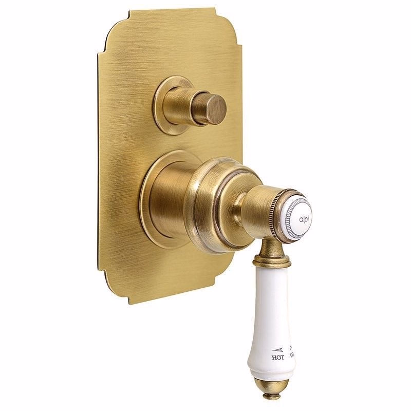 SAPHO - VIENNA podomietková sprchová batéria, 2 výstupy, bronz VO042BR