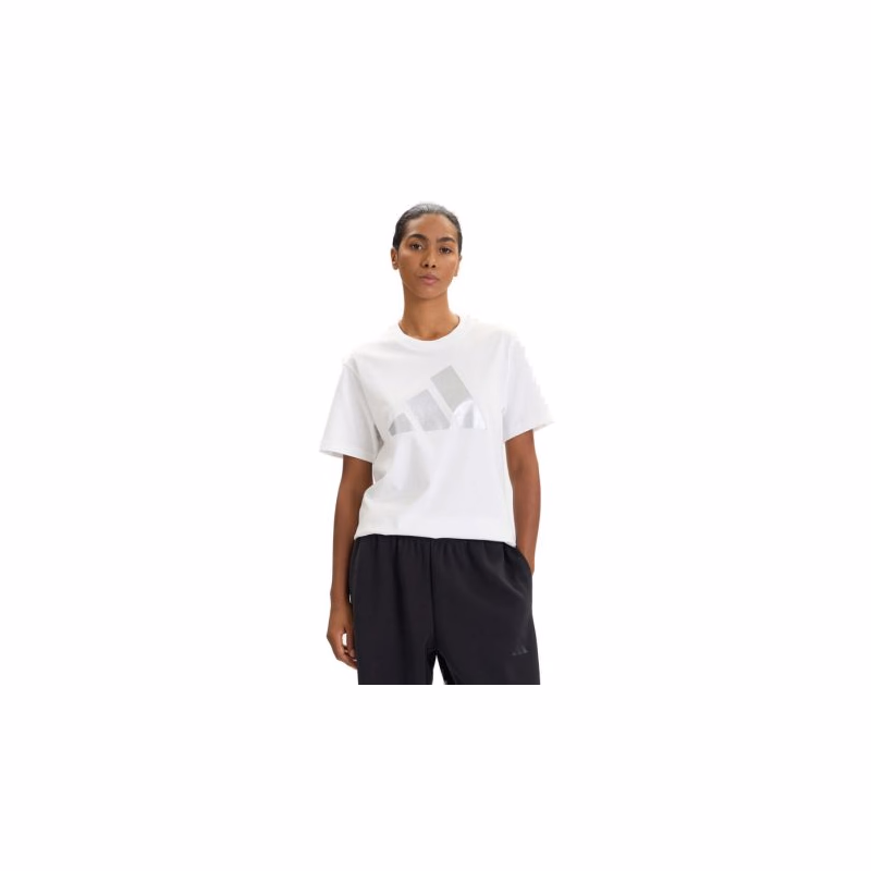 Dámske tričko s krátkym rukávom ADIDAS W C HOL MET T WHITE