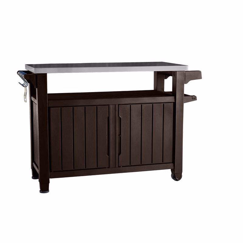 KETER Stôl UNION XL 207L | hnedá