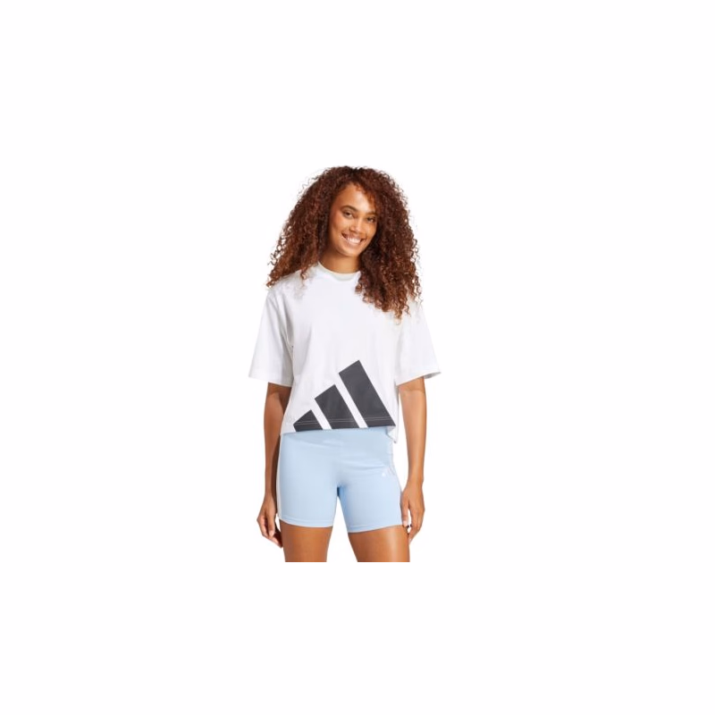 Dámske tričko s krátkym rukávom ADIDAS W BL SJ BF T WHITE BLACK