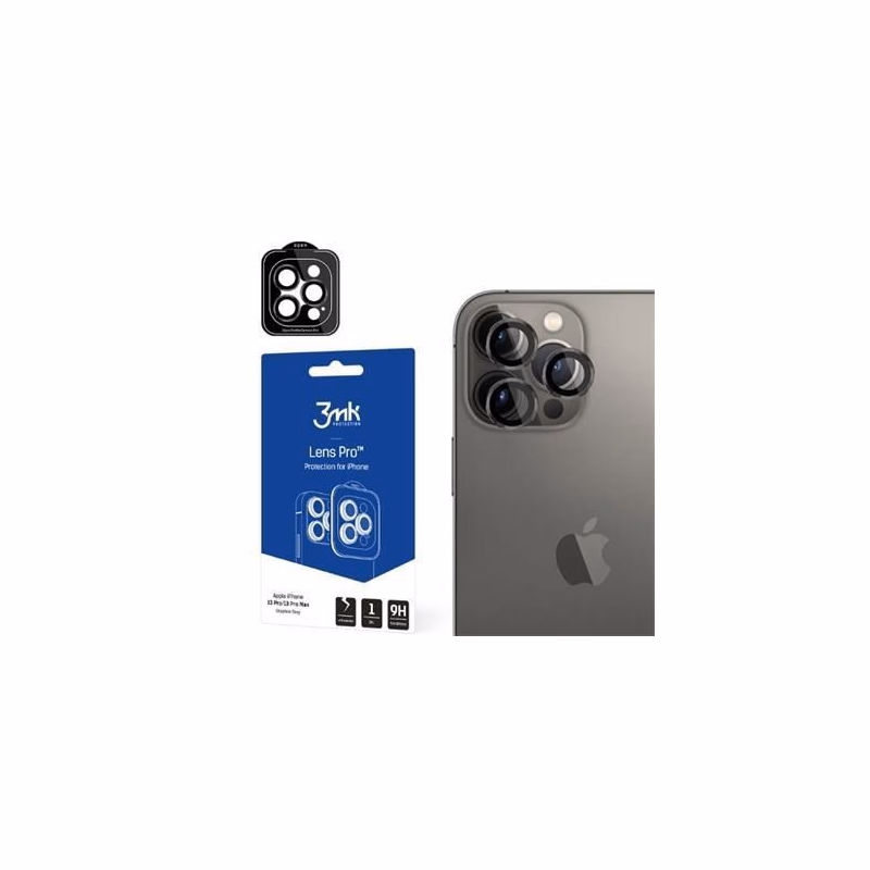 3mk Lens Protection Pro pre Apple iPhone 15 Pro Max, Graphite