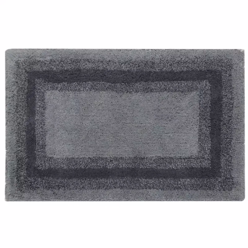 Súprava kúpeľňových koberčekov 50x80cm + 55x45cm sivá