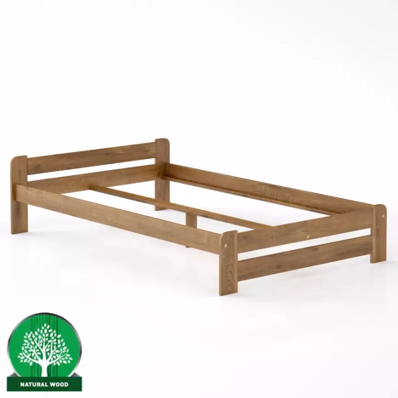Posteľ borovica LK099–120x200 dub