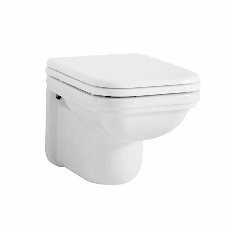 KERASAN - WALDORF závesná WC misa, 37x55cm, biela 411501