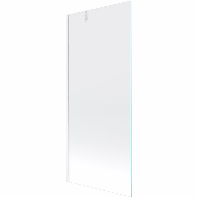 MEXEN/S - Next vaňová zástena FIX 80x150, transparent, biela 895-080-000-00-00-20