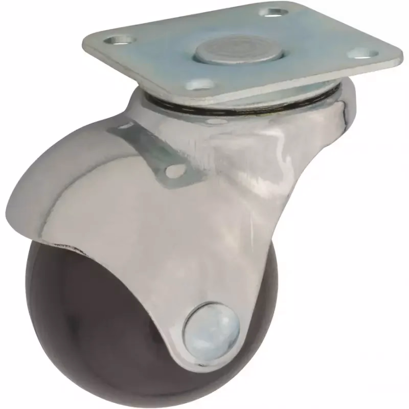 Nábytkové koliesko guľové Ø40mm/40kg, doska otočná