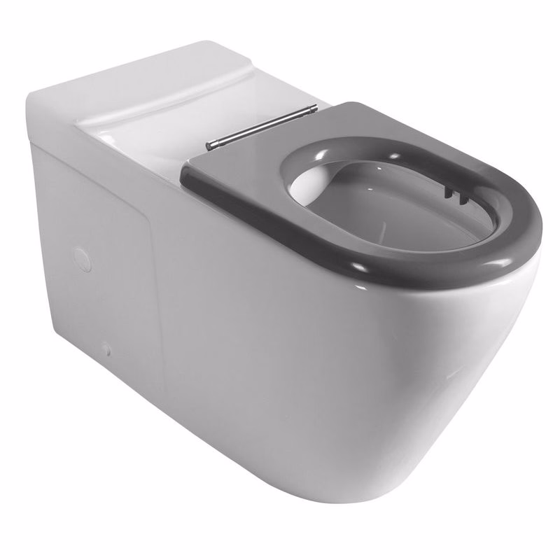 SAPHO - MEDIC RIMLESS misa pre kombi WC, spodný/zadný odpad, biela MC102-111